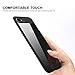 Wireless Charger iPhone 8 PLUS Case, iPhone 7 PLUS Case, FLOVEME Slim Fit Hybrid Armor Ultra Anti Scratch Lightweight Soft TPU Bumper Shockproof Protective Clear Hard PC Back Cover, Transparent Black