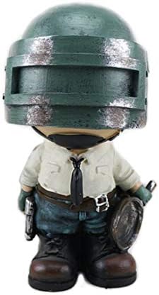 MIWORM The Doll Piggy Bank Cartoon Military Model Decorative Styling Cute Desk Decoration Boy Gift(C)