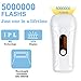 IPL Hair Removal for Women Permanent 500,000 Flashes Painless Facial Wholebody Hair Remover Device Profesional Hair Treatment Home Use (White)
