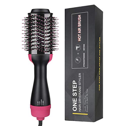 Hair Dryer Brush,Hot Air Brush,Hot Air Comb,Straightener&Curly Brush Suitable for All Hair Styles