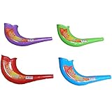 Rosh Hashanah Colorful Toy Shofars, 4-Pack
