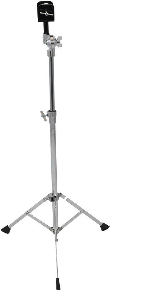 Percussion Plus PP438 Single Braced Bongo Stand, Silver