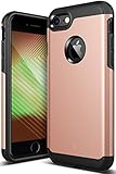 iPhone 7 Case, Caseology [Titan Series] Heavy Duty Protection Slim Protective Rugged Dual Layer Corner Cushion Design [Rose Gold] for Apple iPhone 7 (2016)