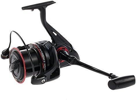Large Trolling Fishing Reel 12+1 BB Metal Spool Light Weight for Freshwater Saltwater Black KCN12000