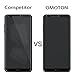 OMOTON 9H Hardness HD Tempered Glass Screen Protector for LG G6 / LG G6 Plus - Clear (2 Pack)