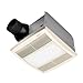Broan QTR110L Ultra Silent Bath Fan, 110 CFM, White Grille