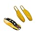 carmonmon Smart Protectors Keyless Remote Key Cases Shell Car Key Case Platic Cover Case Cover Side Blades for Porsche Cayenne Panamera(Yellow)