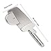 Pizza Cutter Wheel, OUYUI 3 in 1 Pizza Slicer Shovel Tools with Stainless Steel Super Sharp Blade (Silver)