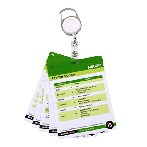 4 Nursing+Pocket+Reference+Durable+Plastic