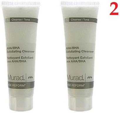 (PAck of 2) - VALUE PACK! - Murad Age Reform: Step 1 AHA/BHA Exfoliating Cleanser , 2.0 fl. oz