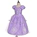 Dressy Daisy Toddler Girls Princess Dress Up Costumes Halloween Fancy Party Dress Silver Trimmed Size 4T to 5T