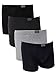 Athletic Boxer Briefs Underwear Men Cotton Trunk Short Leg Pack of 4