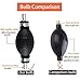 wadoy Gas Siphon Pump for Gasoline/Fuel/Liquid/Water Transfer,Siphon Hand Pump (9ft Hose)