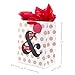 Hallmark Large Valentine's Day Gift Bag with Tissue Paper (You & Me On Dots)
