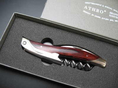 Amazon ａｔｈｒｏ アスロ ソムリエナイフ 赤合板 ソムリエナイフ オンライン通販