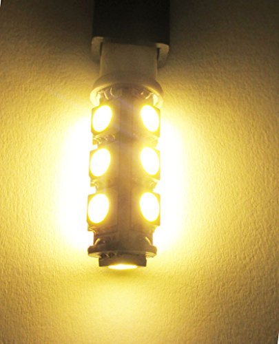 GRV T10 921 194 13-5050 SMD Wedge LED Bulb lamp Super Bright Warm White DC 12V Pack of 10