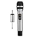 HOTEC 25 Channel UHF Handheld Wireless Microphone with Mini Portable Receiver 1/4