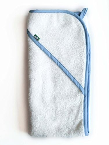Bamboobino Classic Hooded Towel (Blue Trim)