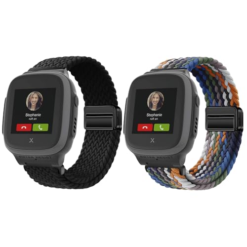 Harikiri 2 Pack Woven Magnetic Bands Compatible with XPLORA X5/XGO3/XGO2, Breathable, Adjustable,Multicolor