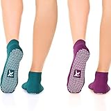 Rymora Non Slip Grip Socks for Women Men and