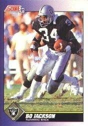 Amazon Com 1991 Score 100 Bo Jackson Near Mint Mint Collectibles Fine Art