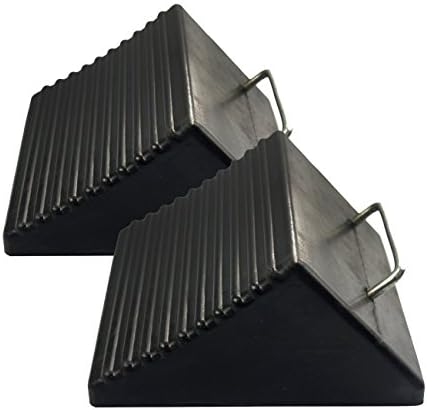 ROBLOCK Solid Rubber Wheel Chock (2 Pieces)