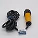 Taiss/ M18 Infrared Ray Diffuse Reflection Photoelectric Switch Sensor Optical Three Lines 6-36VDC NPN NO Proximity Switch Inductive Distance 10 cm E3F-DS10C4