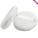Joly Pure Cotton Powder Puff for Face Makeup or Skin Care 3.15 Inch (3 Pieces, White)