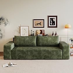 63" Cloud Loveseat Boneless Sofa Couch in a Box, No