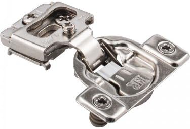 10 Pack Integrated Compact Soft-close Cabinet Door Hinge 7/16" overlay with dowels