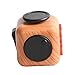 Fidget Dice 6 Sides Release Stress Anxiety and Relax Cube for Children and Adults - Wooden Stripe