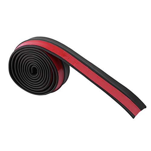 Protezione In Gomma Per Labbro Paraurti Auto - 2.5 M Universale, Con Nastro Adesivo