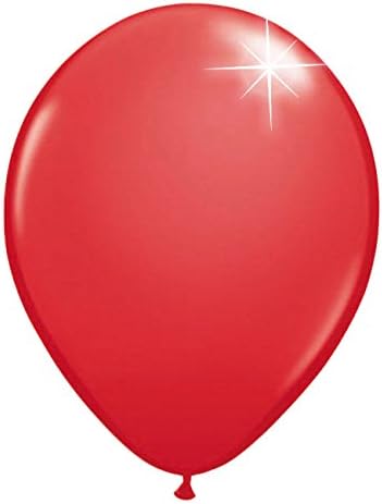 Folat 08112 Red Balloons Metallic 30 cm-100 Pieces, 100er Pack