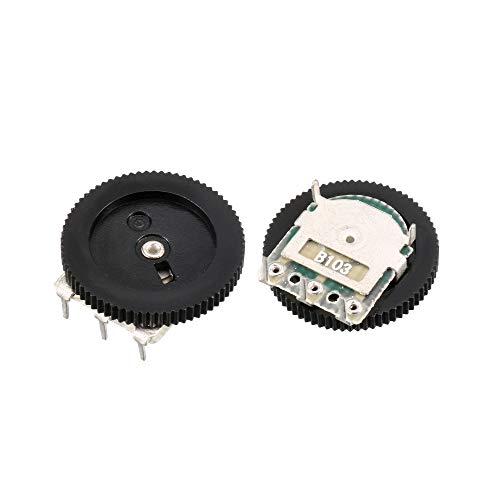 Uxcell B103 10K Ohm 5-Pin Dual Linear Dial Wheel