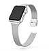 SWEES Compatible with Apple Watch Bands 38mm 40mm 41mm 42mm(Series 10) 46mm 45mm 44mm 42mm(Series 1/2/3), Stainless Steel Metal Narrow Slim Thin Replacement Compatible for iWatch Series 10 9 8 7 6 5 4 3 2 1 SE Women