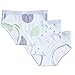 Feathers Girls Polkadot Snug Fit Tagless Briefs Underwear - 100% Cotton Super Soft Panties,Polkadot,Size 10, 3 Pack