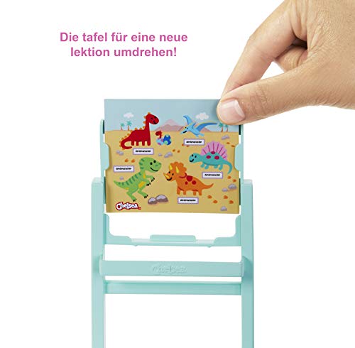 Barbie GHV80 - Club Chelsea Spielset mit Puppe und Schule, ca. 15 cm, blond, mit Accessoires, Spielzeug Geschenk für Kinder von 3 bis 7 Jahren – Bild 4