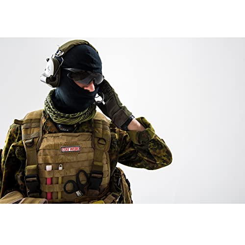 TACVEL Stay Weird Patch Embroidered Funny Badge Milltary Patch, Hook & Loop Patch for Caps, Backpacks, Clothes, Vest, Military Uniforms, Tactical Gears Etc