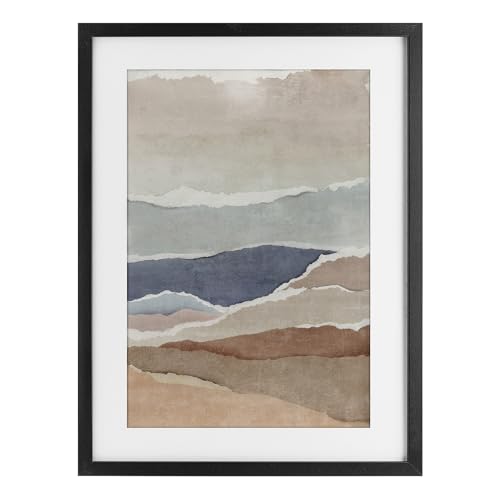 Stupell Industries Fragments Of The Tide Black Framed Print Under Glass design…