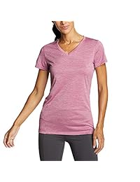 Eddie Bauer Resolución de mujer cuello de pico playera