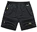 Singbring Men's Outdoor Quick Dry Hiking Shorts Zipper Pockets