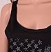 Women Voyage Printed Sleeveless T-Shirt Mokao Comfy Blouse Casual Tank Tops Shirt Loose Fit Vest (XL, Black A)