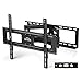 SIMBR TV Wall Mount Bracket with Full Motion Double Articulating Arm for Most 32-70 Inches LED, LCD and Plasma TVs up to VESA 600x400mm and 110 LBS, with Tilt, Swivel, and Level Adjustment