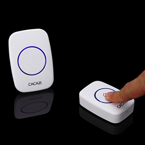 Chilie CACAZI A10 100-240V Wireless Doorbell Waterproof 300M Range Door Bell Low Price Home 38 Chimes Door Ring