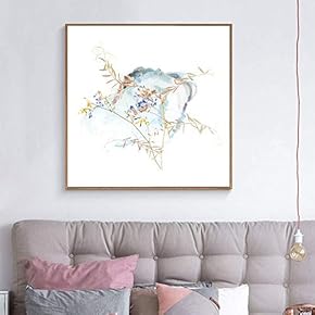 Floating Framed for Living Room Bedroom Vintage Flower...