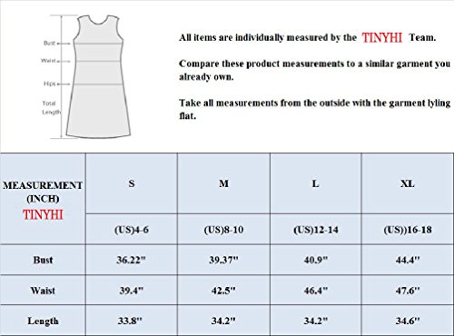 TINYHI-Womens-Casual-Plain-Fit-Flowy-Simple-Swing-T-Shirt-Loose-Tunic-Dress