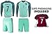 JerzeHero Portugal Ronaldo #7 Kids Youth Soccer Gift Set ✓ Soccer Jersey ✓ Shorts ✓ Jersey Drawstring Bag ✓ Home or Away ✓ Short Sleeve or✓ Long Sleeve (YL 10-13 yrs, Away Long Sleeve)
