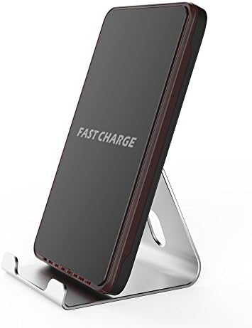 Fast Wireless Charger, InnKoo Cordless Inductive Quick Charging Pad Phone Stand Station Holder for Samsung Galaxy S8, S8 Plus, S7, S7 edge, S6 edge plus, Note 5, LG G6 and All Qi-enabled Devices