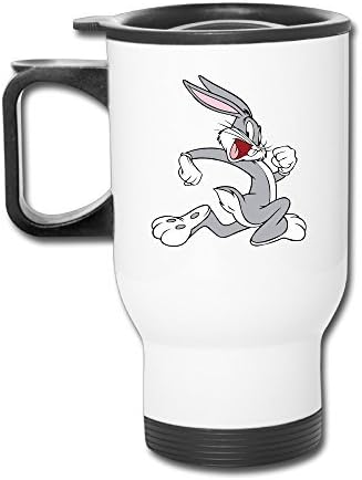 Bugs Bunny 14oz Stainless Steel Vacuum Insulated Travel Mugs White