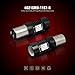 SIRIUSLED Extremely Bright 35W 2835 Chipset 21 SMD LED Bulbs with Projector for Car Turn Signals Daytime Running DRL Brake Tail Lights Dual Brightness 1157 2057 2357 7528 BAY15D P21/5W Red